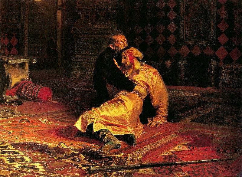 Ilya Repin Ivan the Terrible and His Son Ivan on November 16th, 1581 oil painting picture